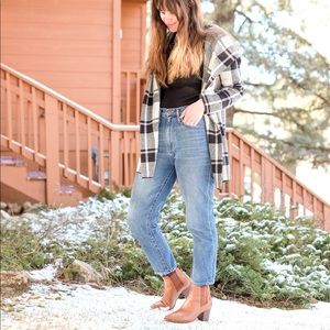 Madewell Mom Jeans Cropped Straight Jeans Size 27